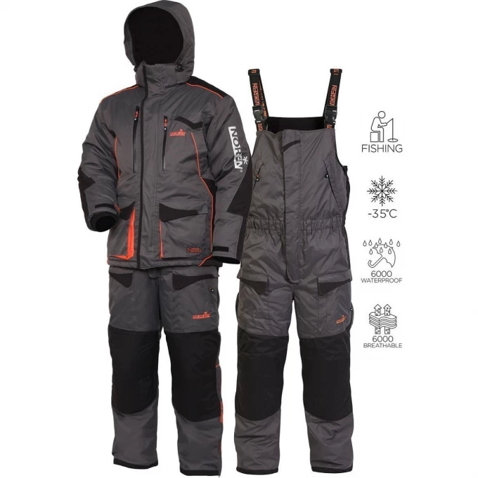 Костюм зимний NORFIN DISCOVERY GRAY 02 Р.m 451102-M Костюм зимний NORFIN DISCOVERY GRAY 02 Р.m 451102-M